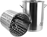 Vista 1 de Cesta de colador de olla 36QT Heavy Commercial Acero inoxidable Duty Olla al aire libre