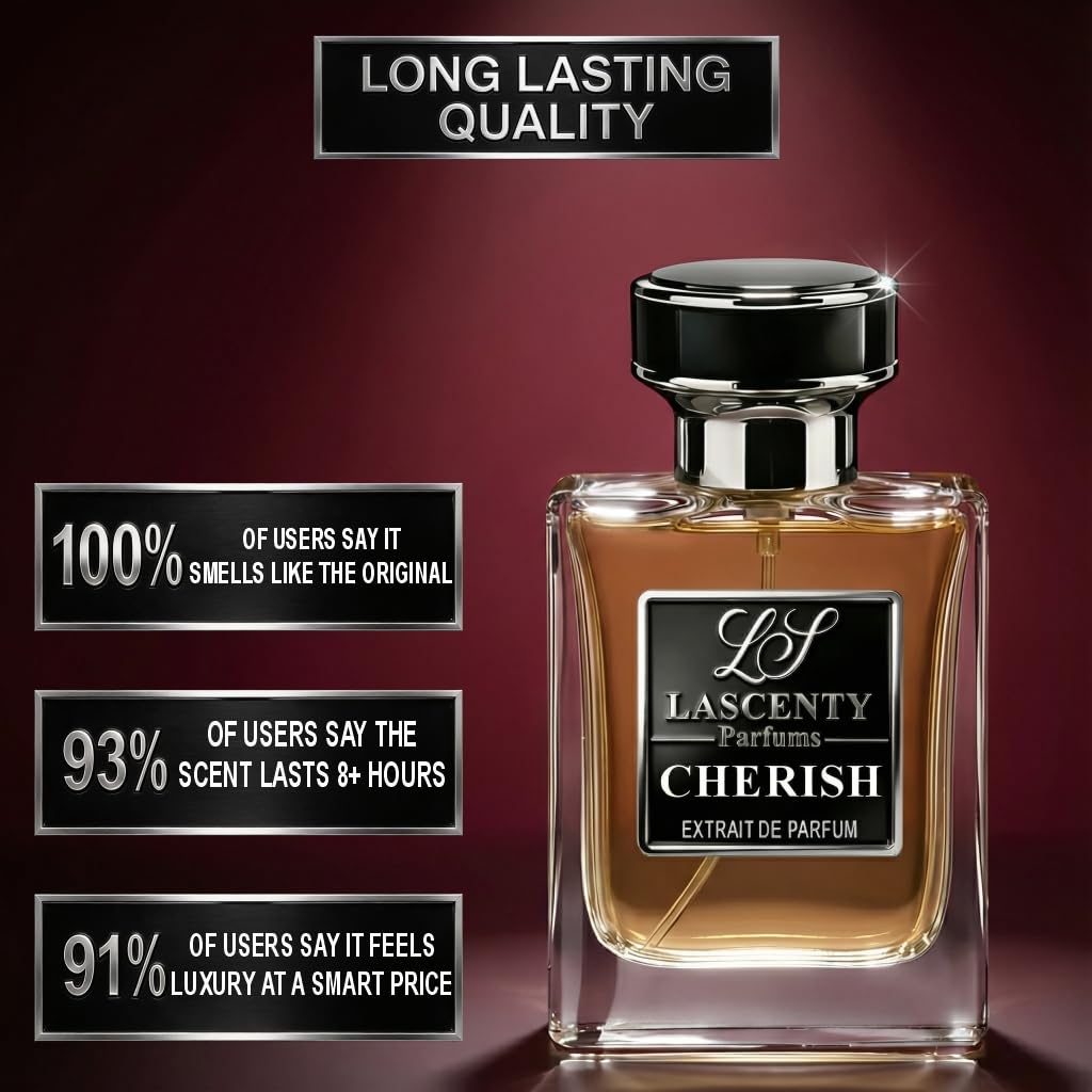 CHERISH Inspired by T.F. Lost Cherry Perfume for Women and Cologne for Men (50ml) | Extrait de Parfum | Long-Lasting Gourmand Fruity Floral Scent | Bold and Seductive Unisex Fragrance - Image 4