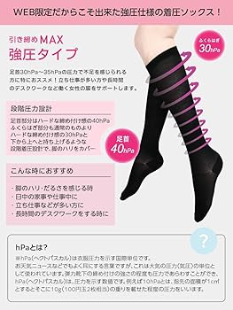 【８足】スーパーハイパワー ハイソックス 着圧 引き締め 強圧仕様 Amazon.co.jp: [ナイガイ] 着圧ソックス レディース 市販最強