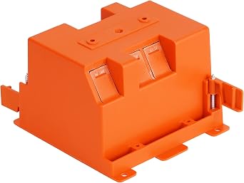 [3 Pack] CLOUDY BAY Two Gang Electrical Outlet Box,25 Cubic Inch Junction Box,Old Work Box,UL Listed