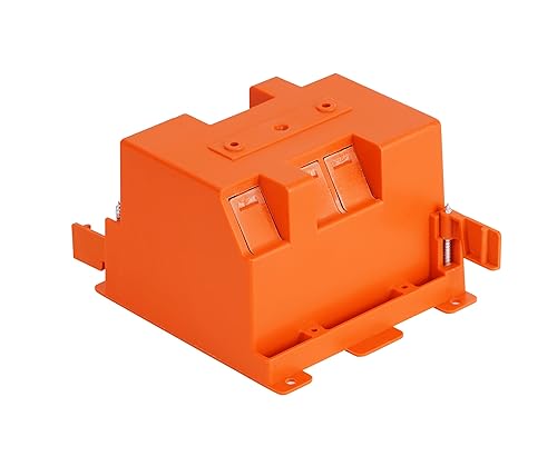 Vista 13 de CLOUDY BAY - Caja de salida eléctrica de una sola banda, caja de conexiones de 14 pulgadas cúbicas, caja de trabajo antigua, listado UL 1 Canal