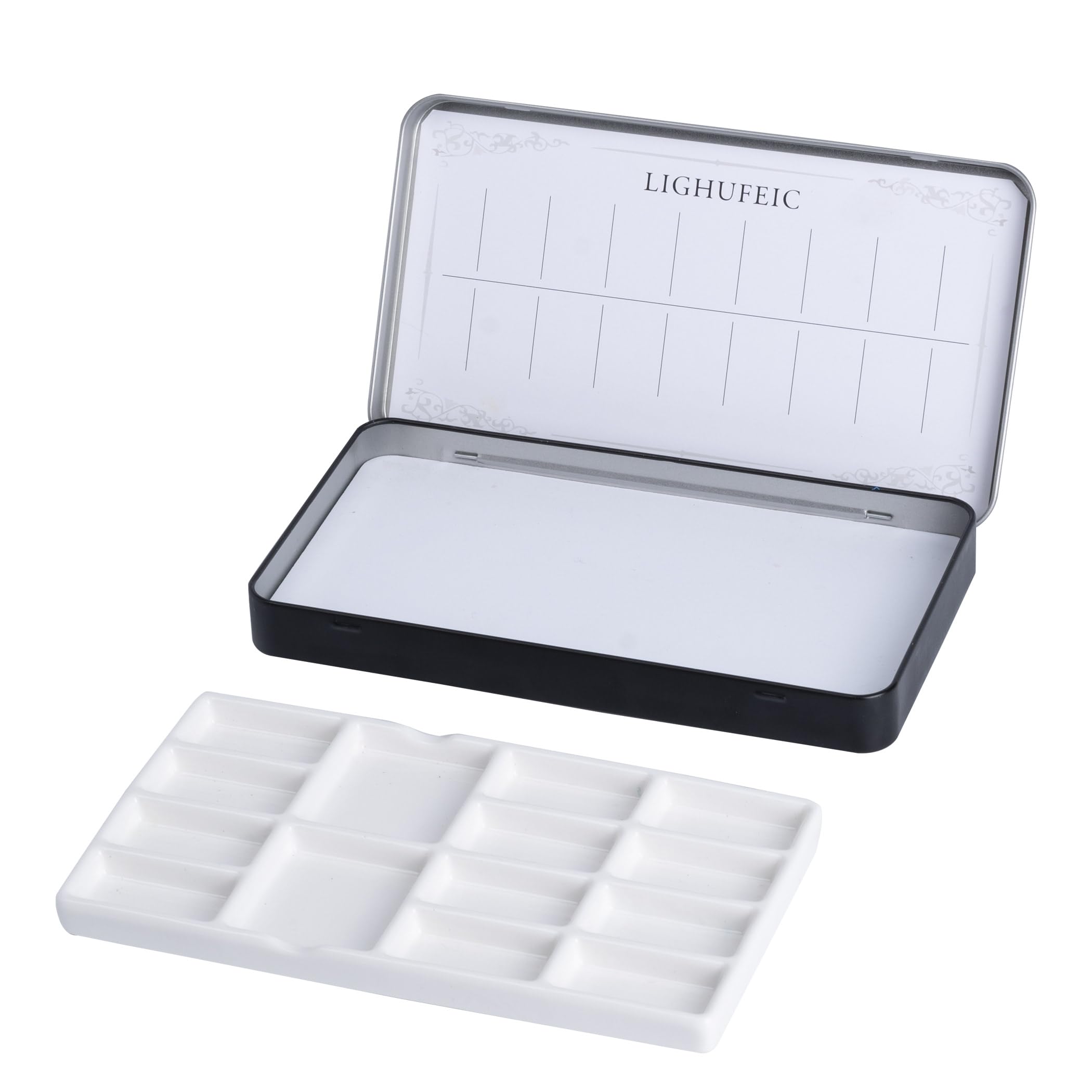 Amazon.co.jp: LIGHUFEIC トラベル水彩パレット、ポータブル