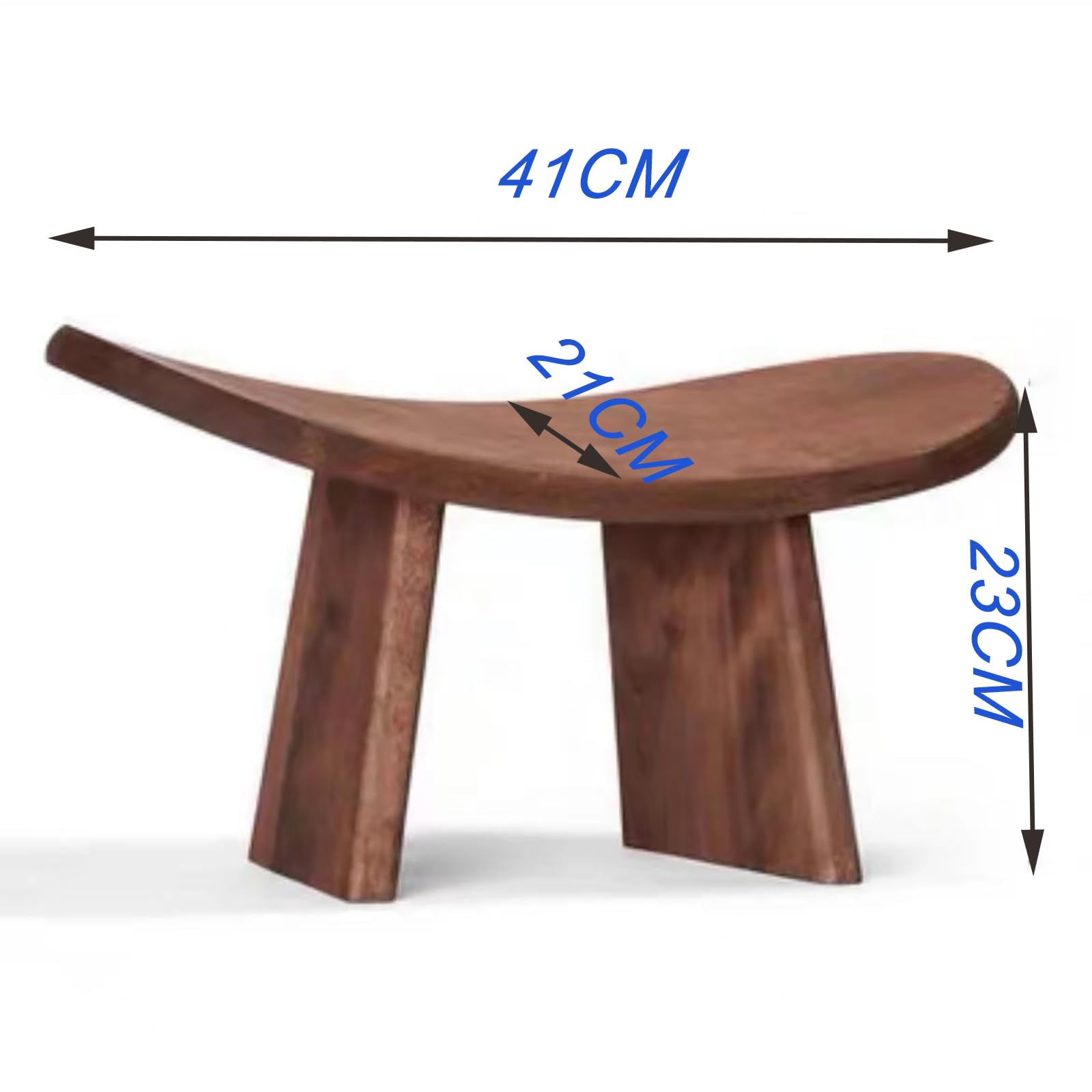 TsoLay Banc de Méditation, Tabouret de Méditation Portable, Siège Ergonomique Incliné avec Bords Arrondis, Ergonomique à Genoux en Bois Écologique Fait à la Main, pour la Prière Assise à Genoux