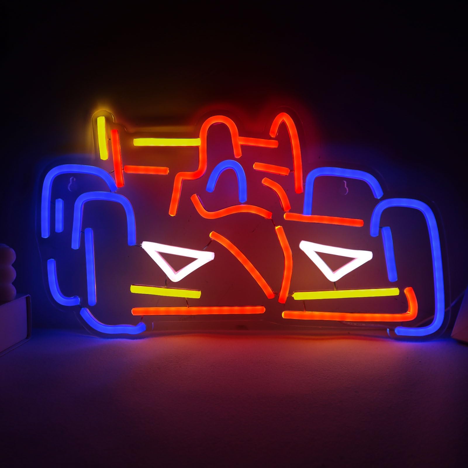 Race Car Neon Sign F 1 Racing Bedroom Wall Decor Game Room Boy Room Decor Bar Art Neon Gift Ultra-thin Design LED Art Neon Sign