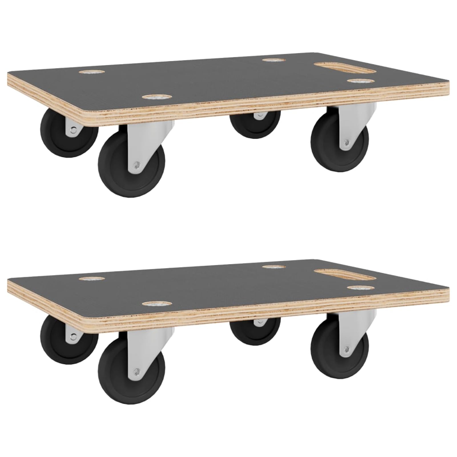 Möbelroller Transportroller 60x40x11,5cm Sperrholz PF-Beschichtung 250kg Tragkraft für Möbeltransport im Haushalt und Büro 154890