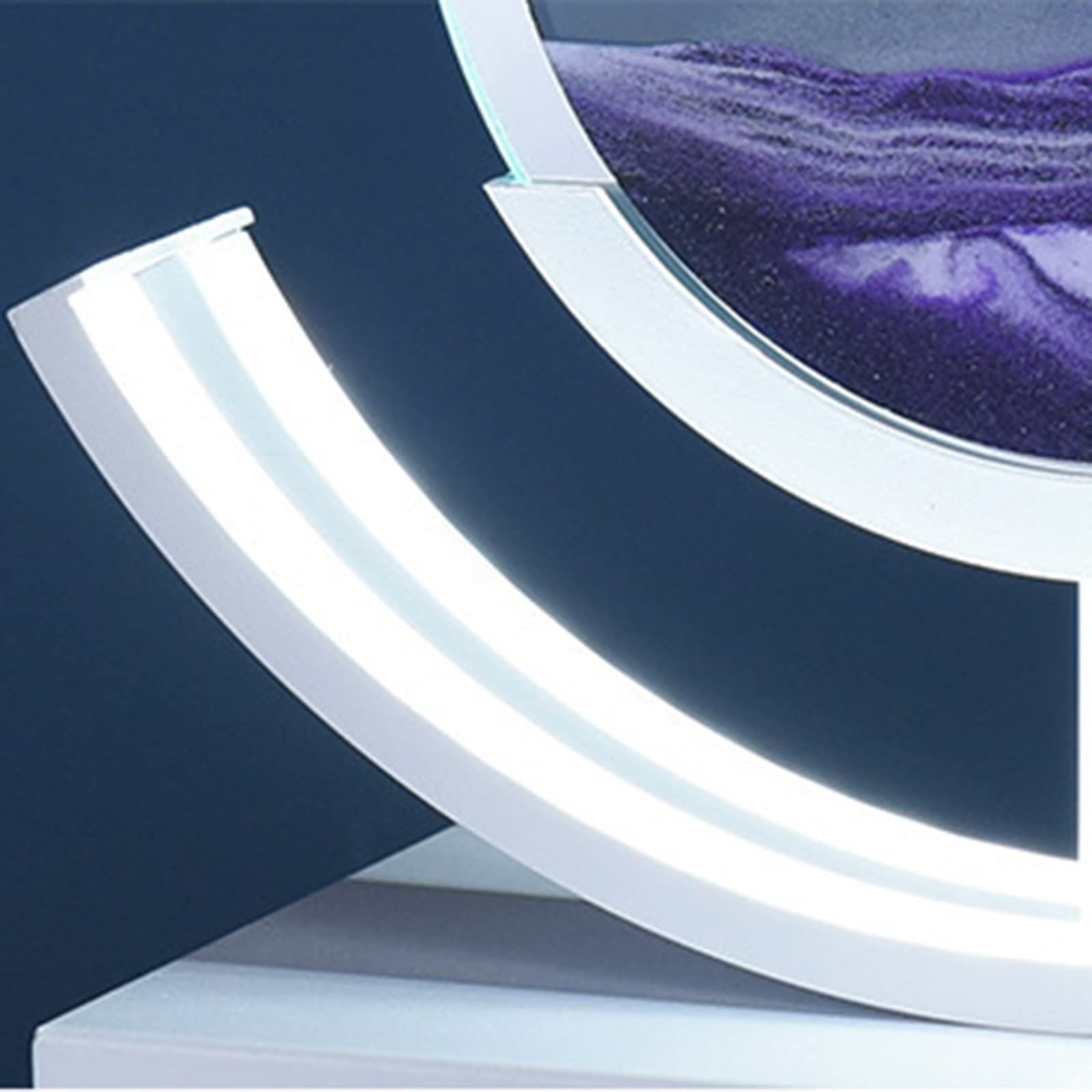 Amazon.co.jp: 3D砂時計の芸術の装飾的な装飾品、流れる砂の動きの景色