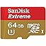 Sandisk 64GB Extreme microSDXC Card - UHS-I, Flash Memory, Class 10