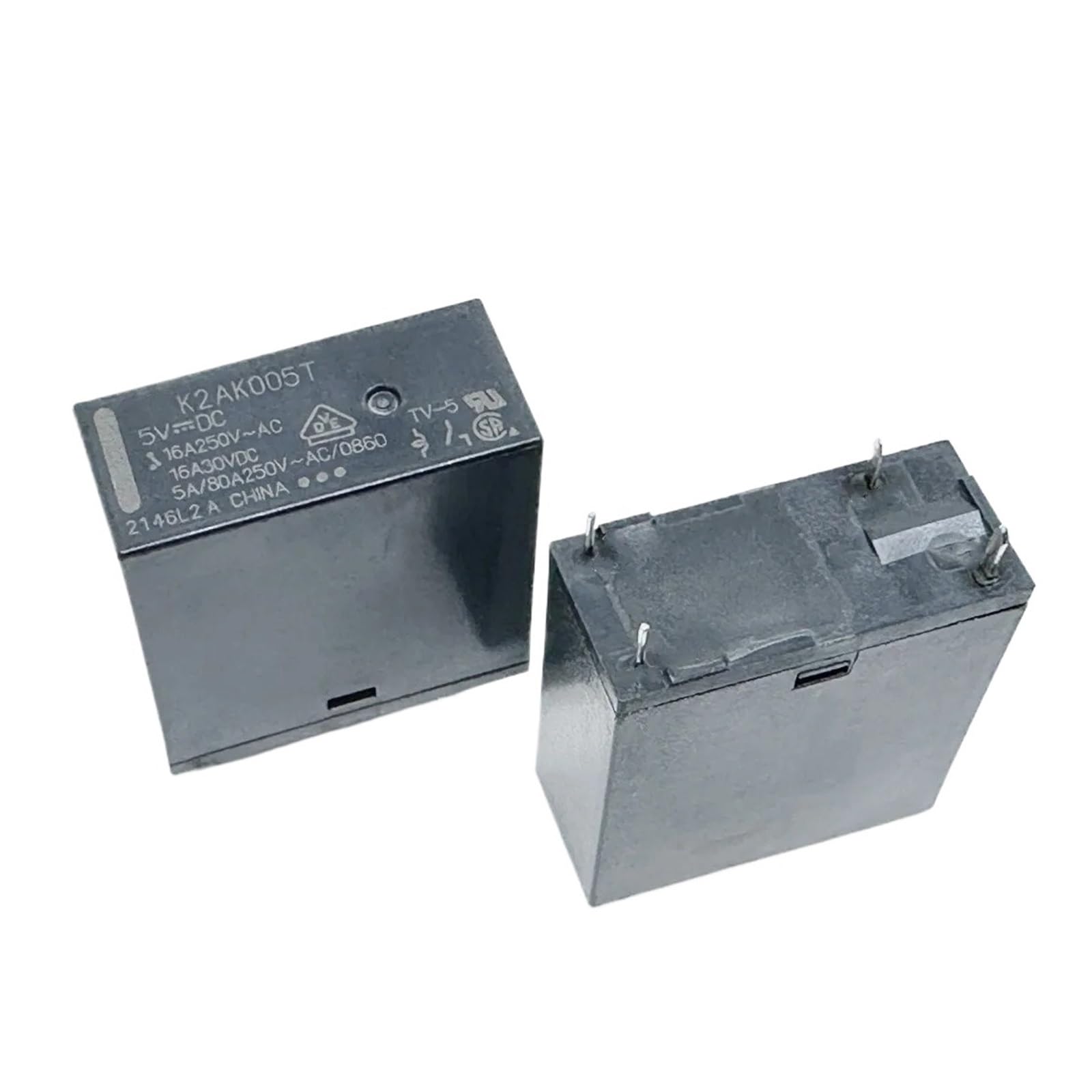 SMGLRUEAT 1pc K2AK005T 5VDC-16A Relay 4pins