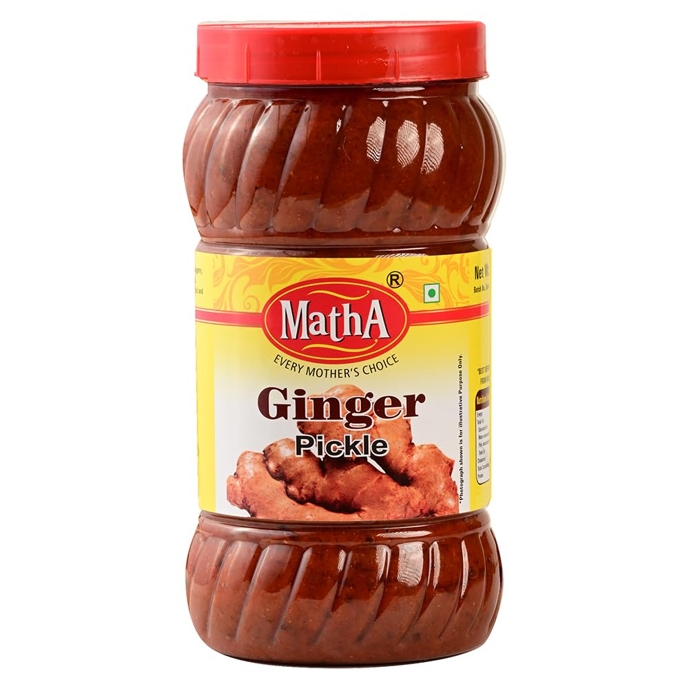 MathA Ginger Pickle, 1 Kg | Adrak ka Achar | Authentic Telugu Adrak ka Achar| No Artifical Colors & Preservatives-image-9