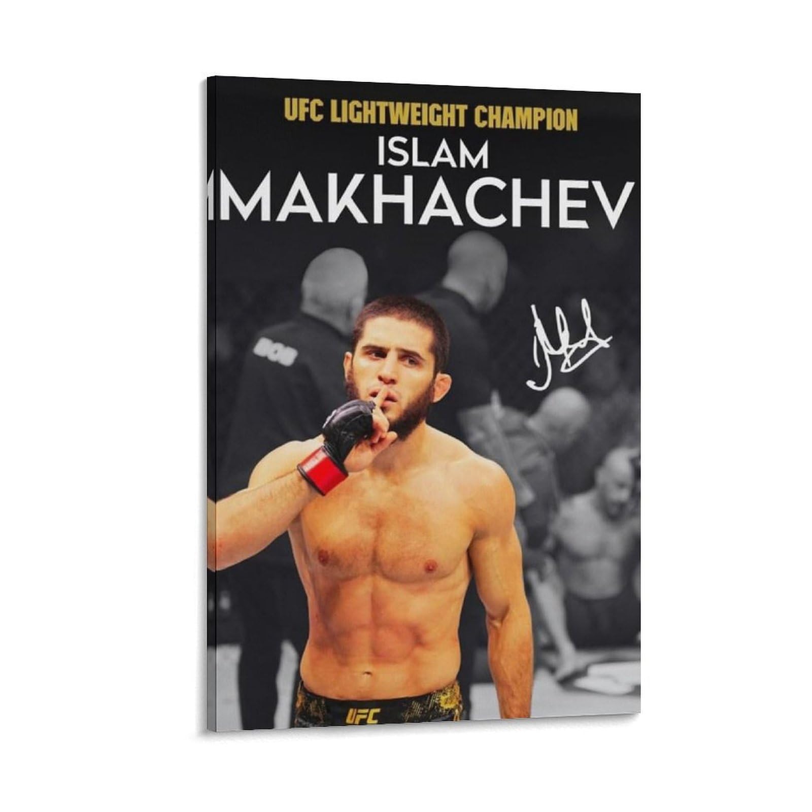 FCOIN Islam Makhachev Canvas Poster Canvas Art Poster And Wall Art Picture Print Modern Family Decor Posters 16x24inch(40x60cm)