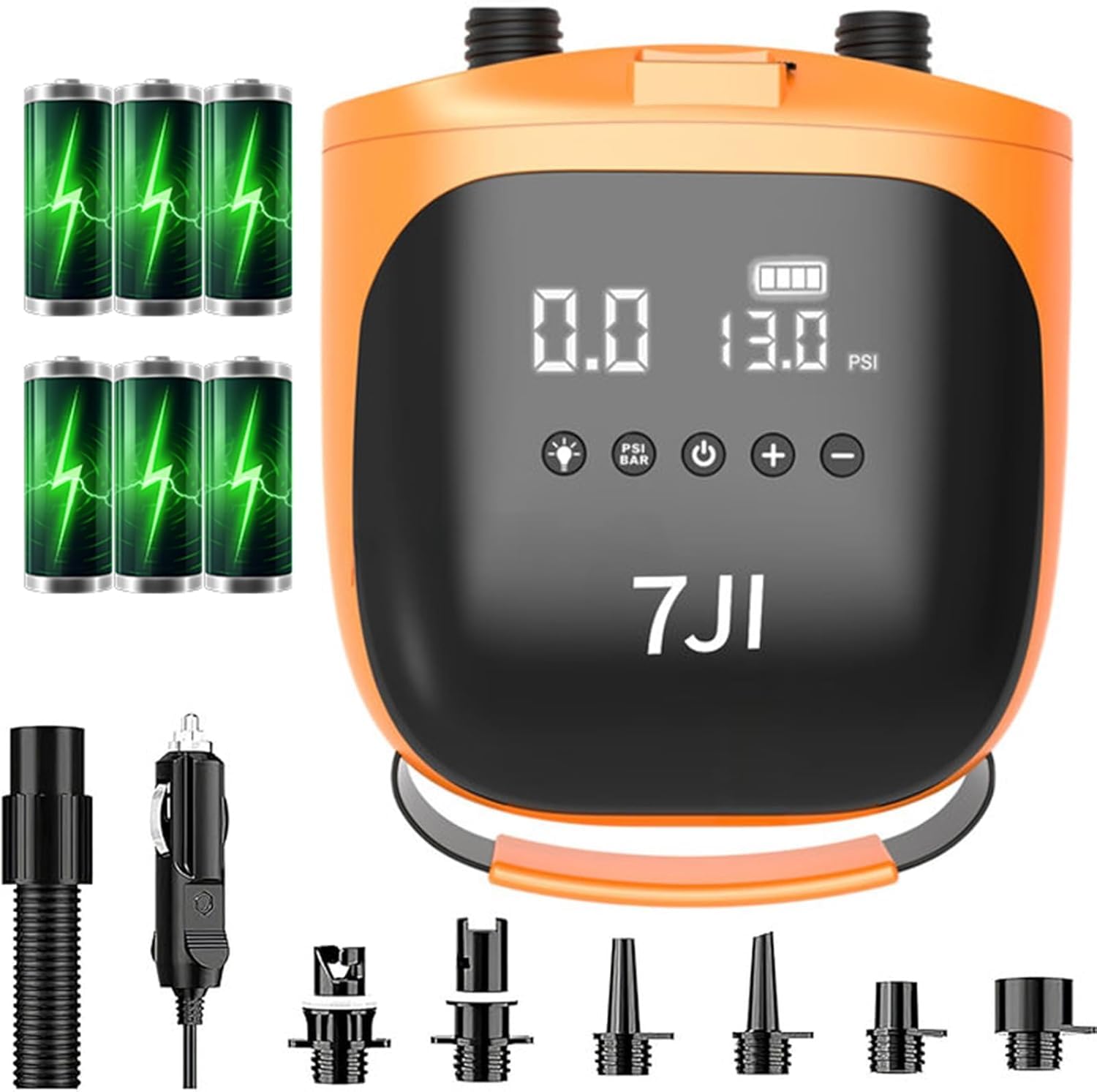 OBEST SUP Paddle Board Pump Rechargeable, 4000mAh 20PSI High Pressure SUP Electric Pump,Paddle Board Pump for Stand Up Paddle Boards, Kayak, Tent