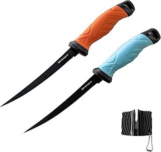 BasicGear Fillet Knife Set with Sharpener