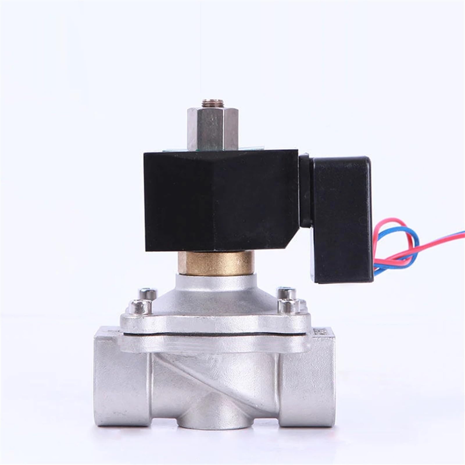Válvula solenoide de acero inoxidable de 1 pulgada normalmente abierta 240V BSP