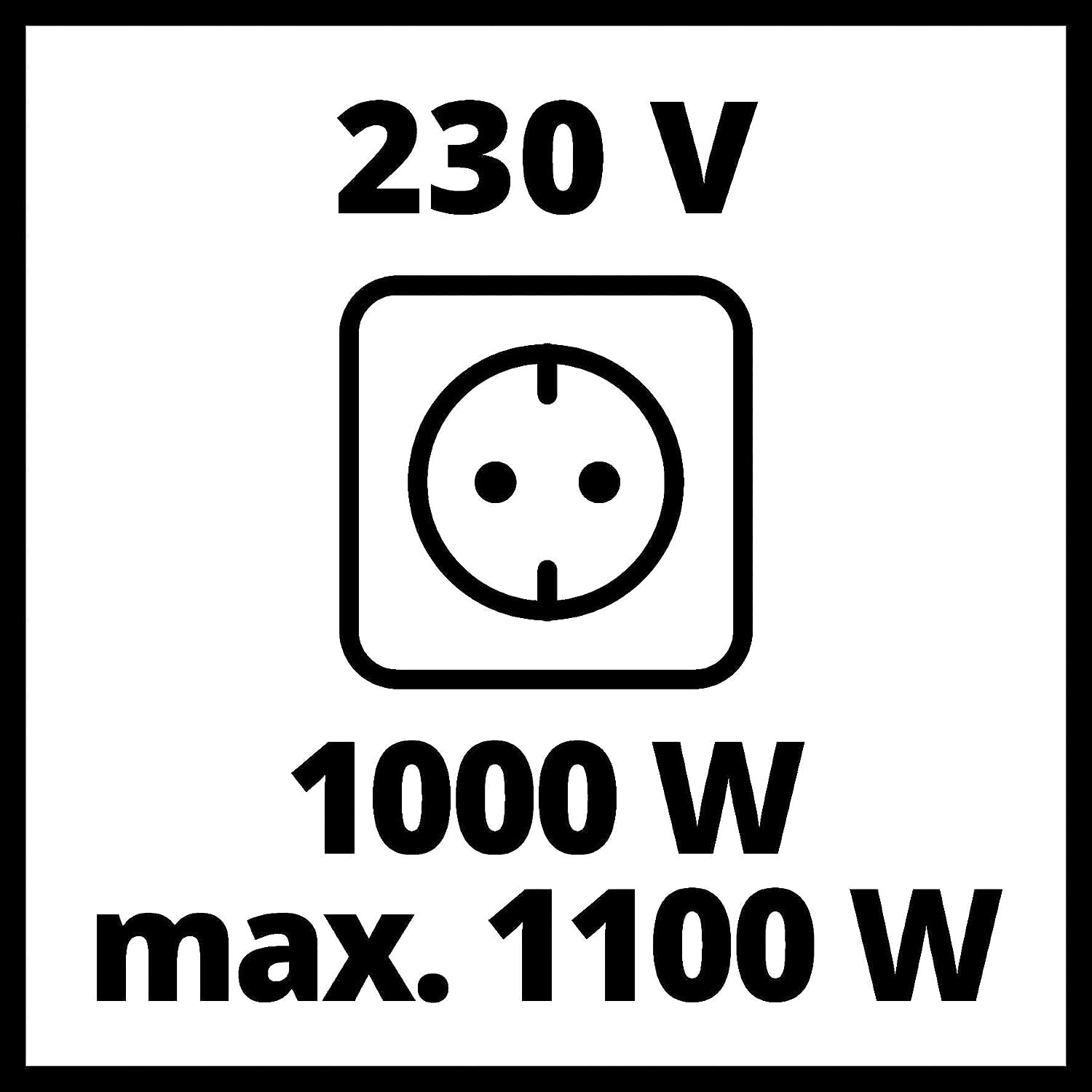 Einhell Generador eléctrico (gasolina) TC-IG 1100 (máx. 1100 W, depósito de 6,5 l, enchufe de 230 V, nivel de potencia sonora 95 dB, bastidor, interruptor de sobrecargas, fusible de falta de aceite)