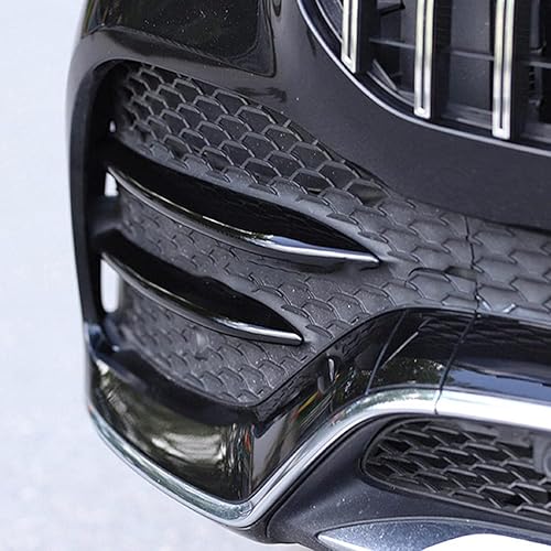 Miniatura 6 de Compatible con Mercedes Benz AMG GLE53 2020+, cubierta de lámpara antiniebla de coche, ABS cromado, tira de luz antiniebla delantera, accesorios de