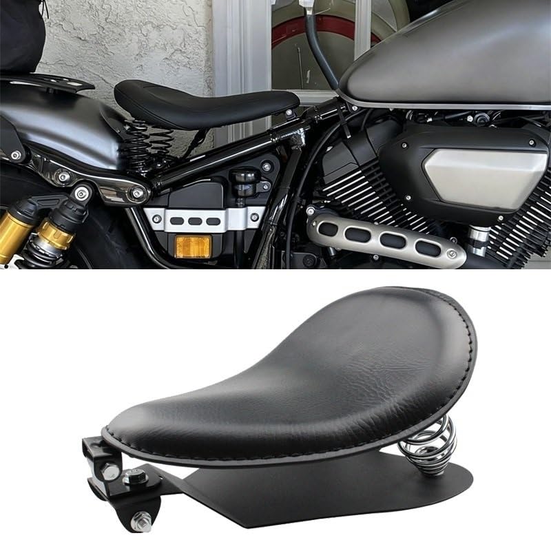 Asiento individual Bobber con cojín acolchado de alta densidad para Harley Sportster 2