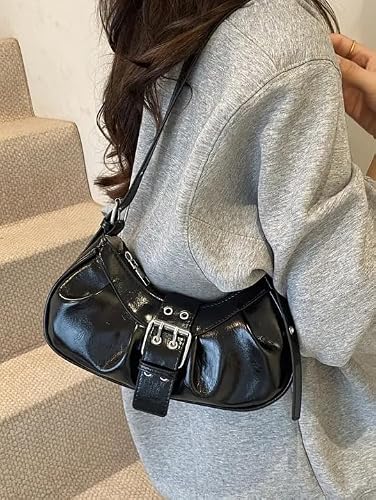 HaveGlam black leather sling bag – image 5