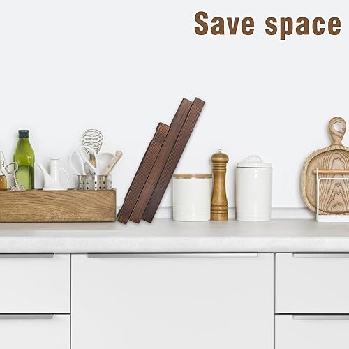 Miniatura 7 de DEBETOOL Soporte para libro de cocina  Soporte de madera para libro de cocina de 8.8 pulgadas para encimera de cocina, soporte multifuncional para