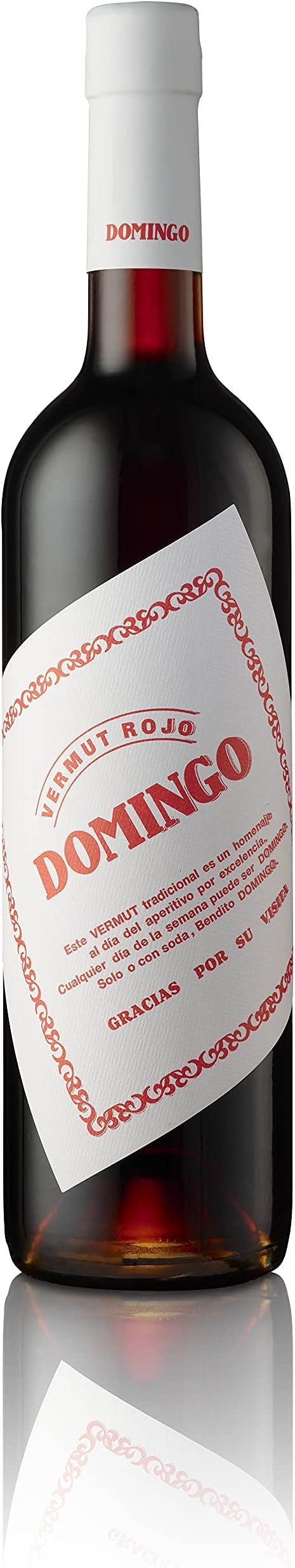Domingo Vermut Rojo Aperitivo, 750 ml (Paquete de 6)