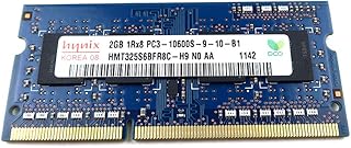 Hynix Módulo de memória para laptop HMT325S6BFR8C-H9 2GB PC3-10600 DDR3-1333MHz não-ECC sem buffer CL9 204-Pin SODIMM