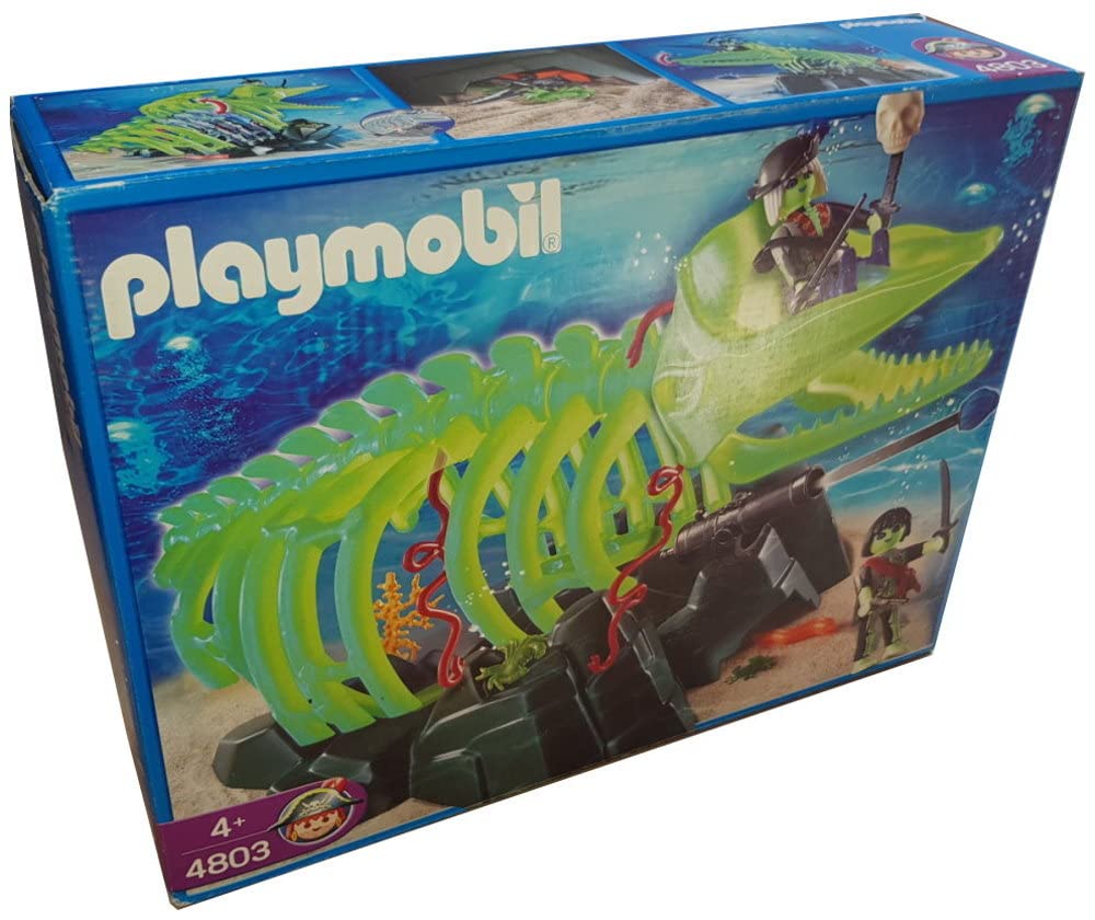 Playmobil 4803 - Esqueleto de Ballena - Pirates Esqueleto Ballena Fantasma. Oferta Antes 29,99€, Juguete A Partir de 4 Años