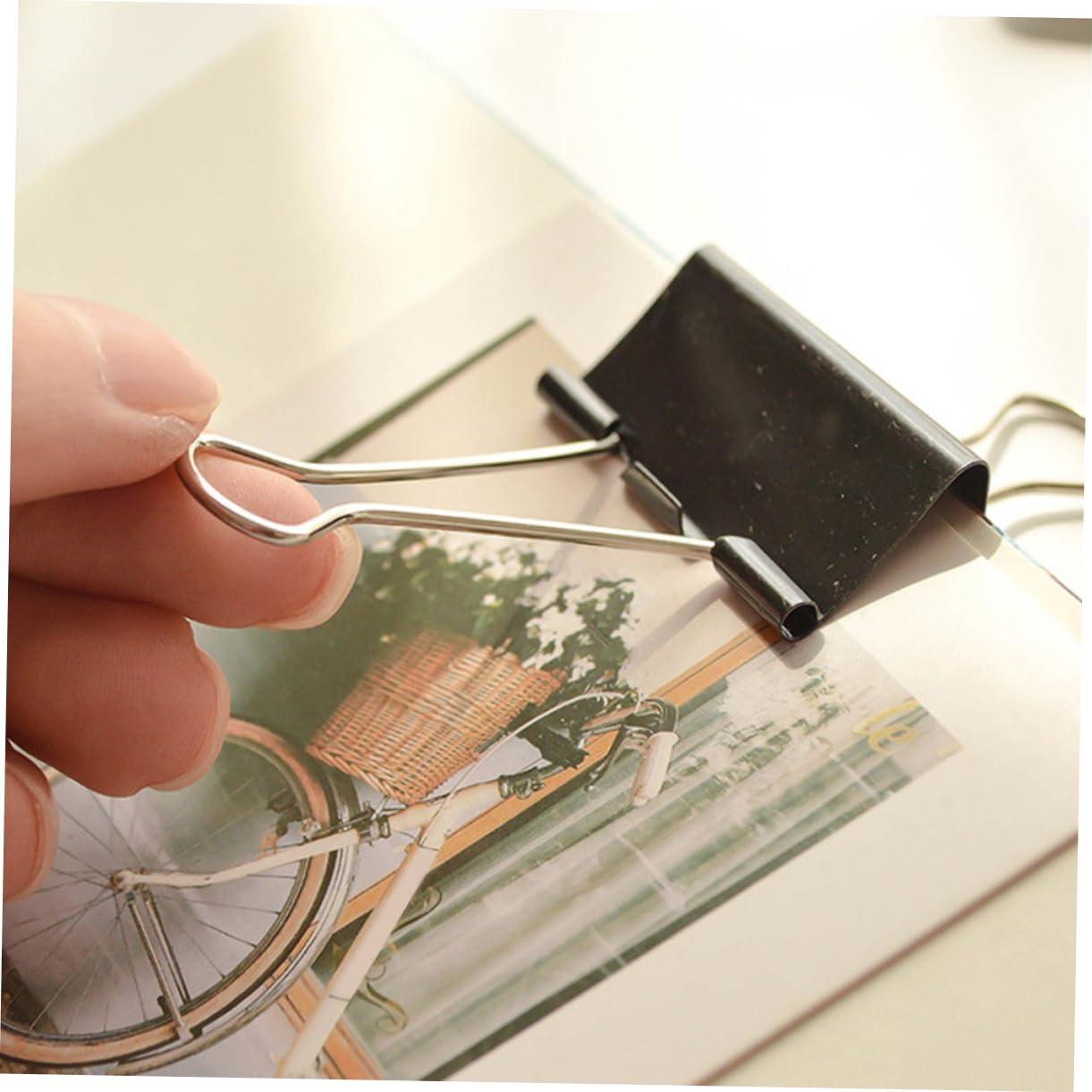 60pezzi Clip Per Documenti Medium Binder Clips Robuste e Professionali Per Ufficio Scuola e Organizzazione Di Documenti Per Chiudere Sacchetti e Tenere Ordine e Appunti