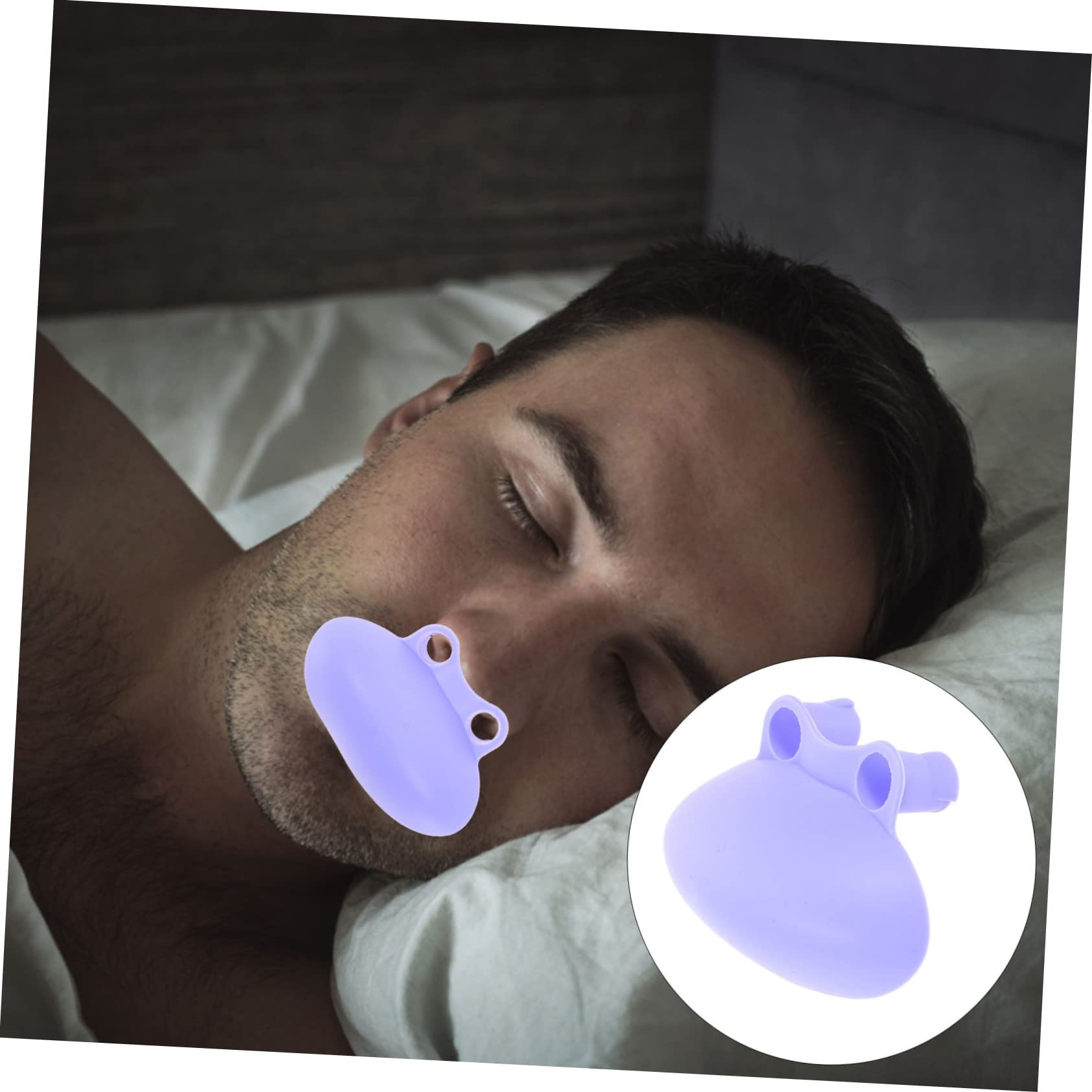 LALAFINA 5 Piezas Dispositivo Antironquidos Mini de Flexible para Nariz Ventilación Nasal Portátil para Detener Ronquidos y la del