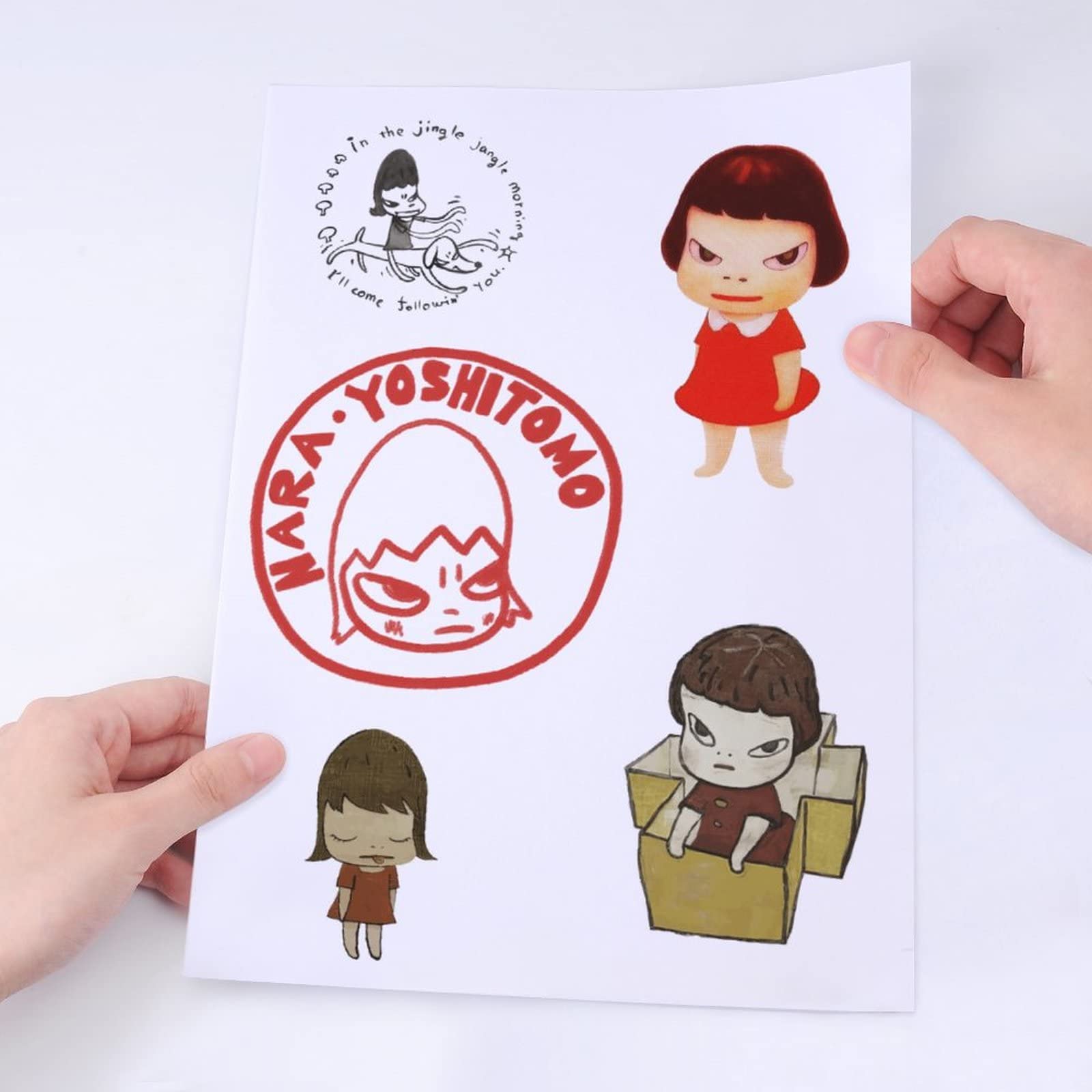 Amazon | 奈良美智 奈良美智 奈良美智 奈良美智 奈良美智 ステッカー