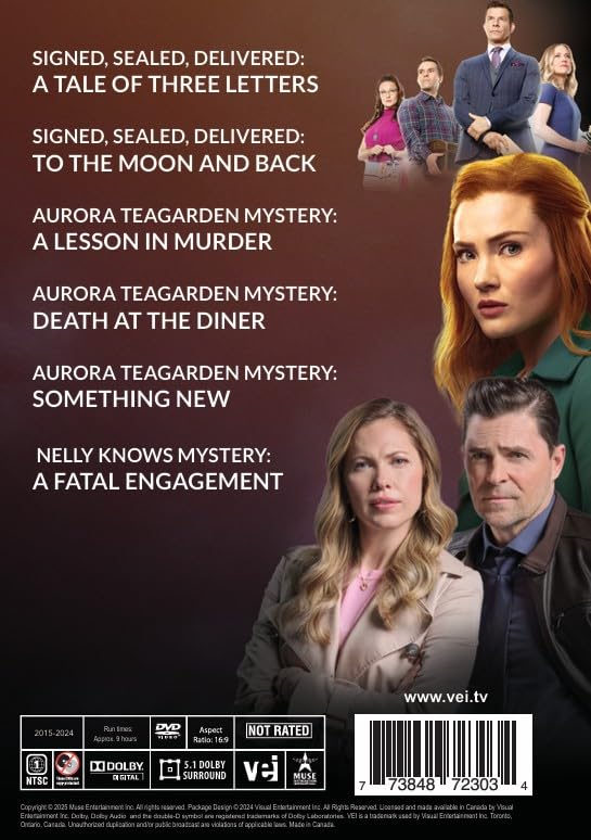 Image of 6 Mystery Movie Collection: Includes A Tale of Three Letters, To the Moon and Back, A Lesson in Murder, Death at the Diner, & More [DVD]