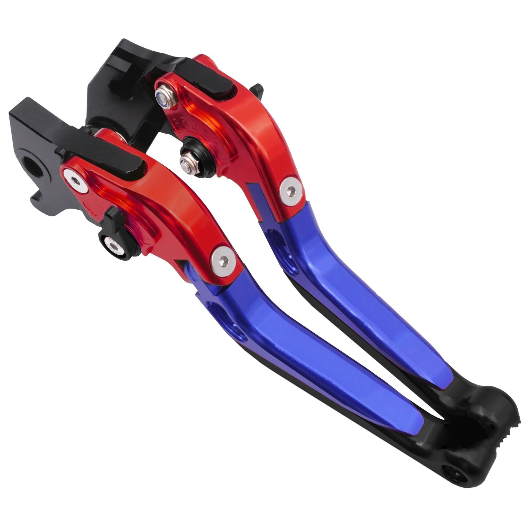 GIMEGIOYLY for CB1000R for CB 1000R for CB 1000 R Brake Clutch Lever Adjustable Folding Lever Clutch Lever Brake Lever Set Clutch Brake Lever Handle(RD BU BK-BK)
