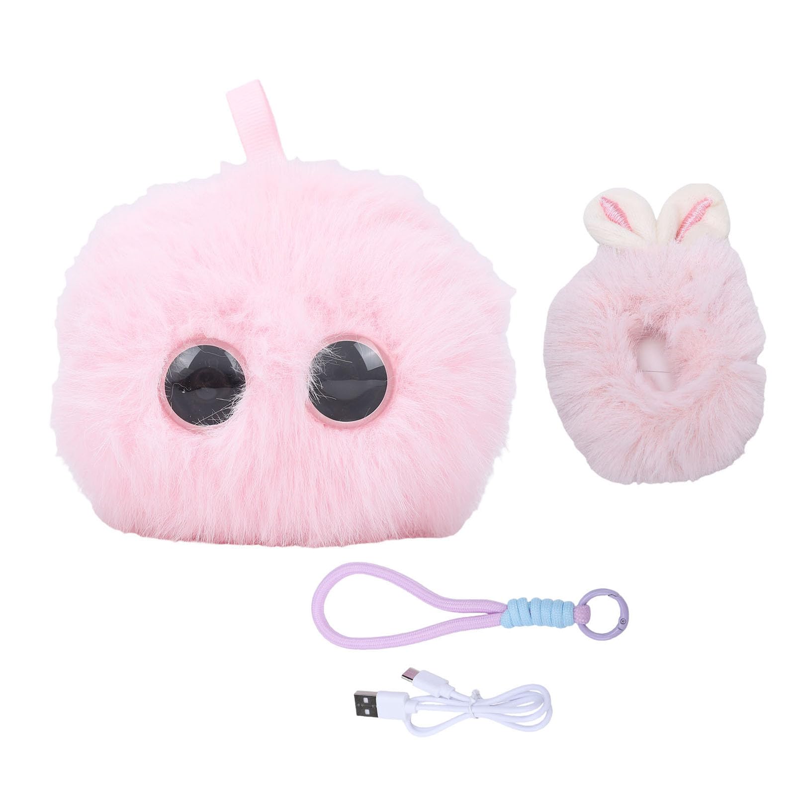 Luocute Peluche Inteligente con IA, Robot Interactivo con Interacción de Voz en Tiempo Real y Diálogo Multilingüe, Adaptación Emocional y Tecnología de Clonación de Voz, con Control móvil. (Rosado