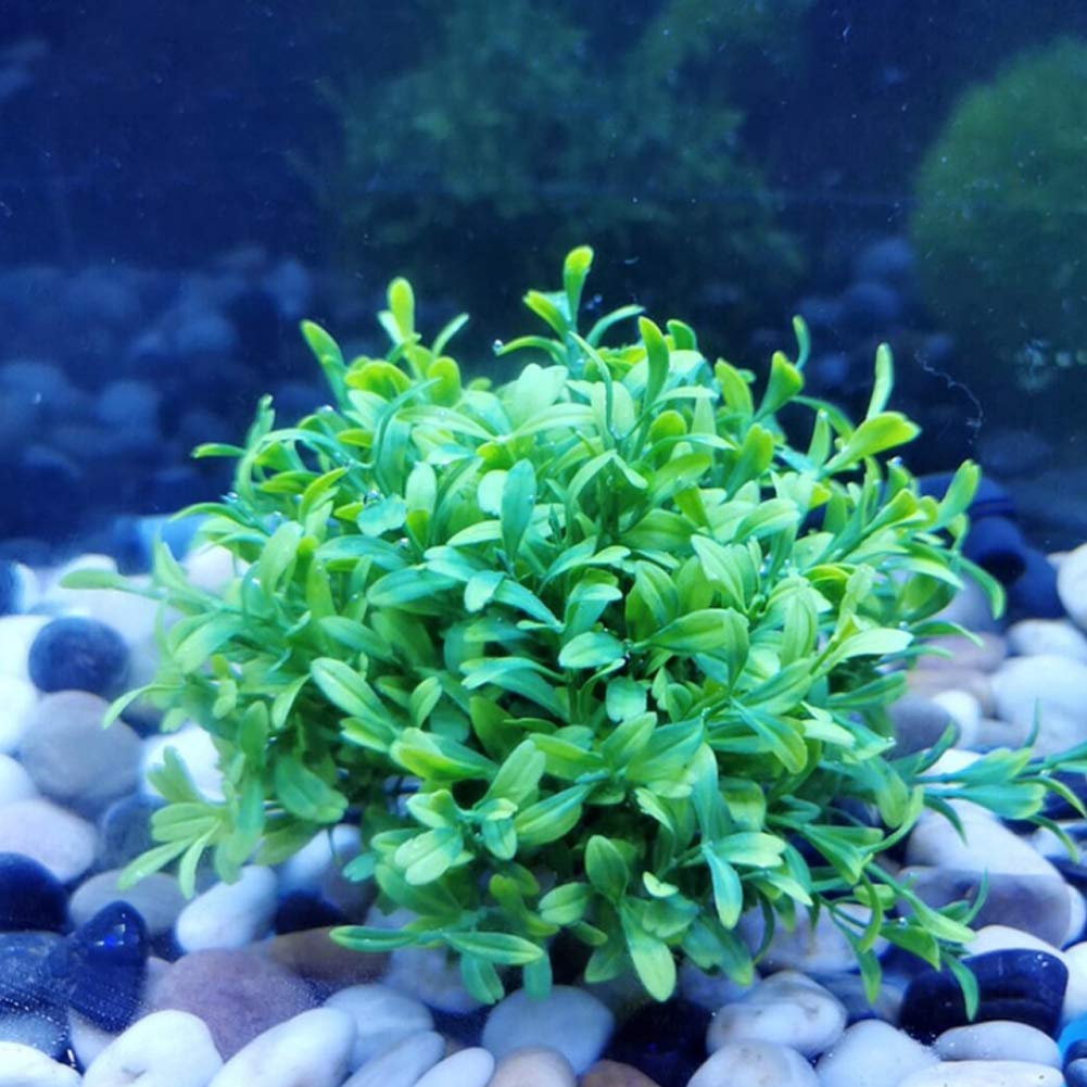 Cikonielf Acuario Plantas Acuáticas Plantas Artificiales Plantas de Plástico Acuario Acuario Artificial Pez Tanque Agua Planta para Acuario