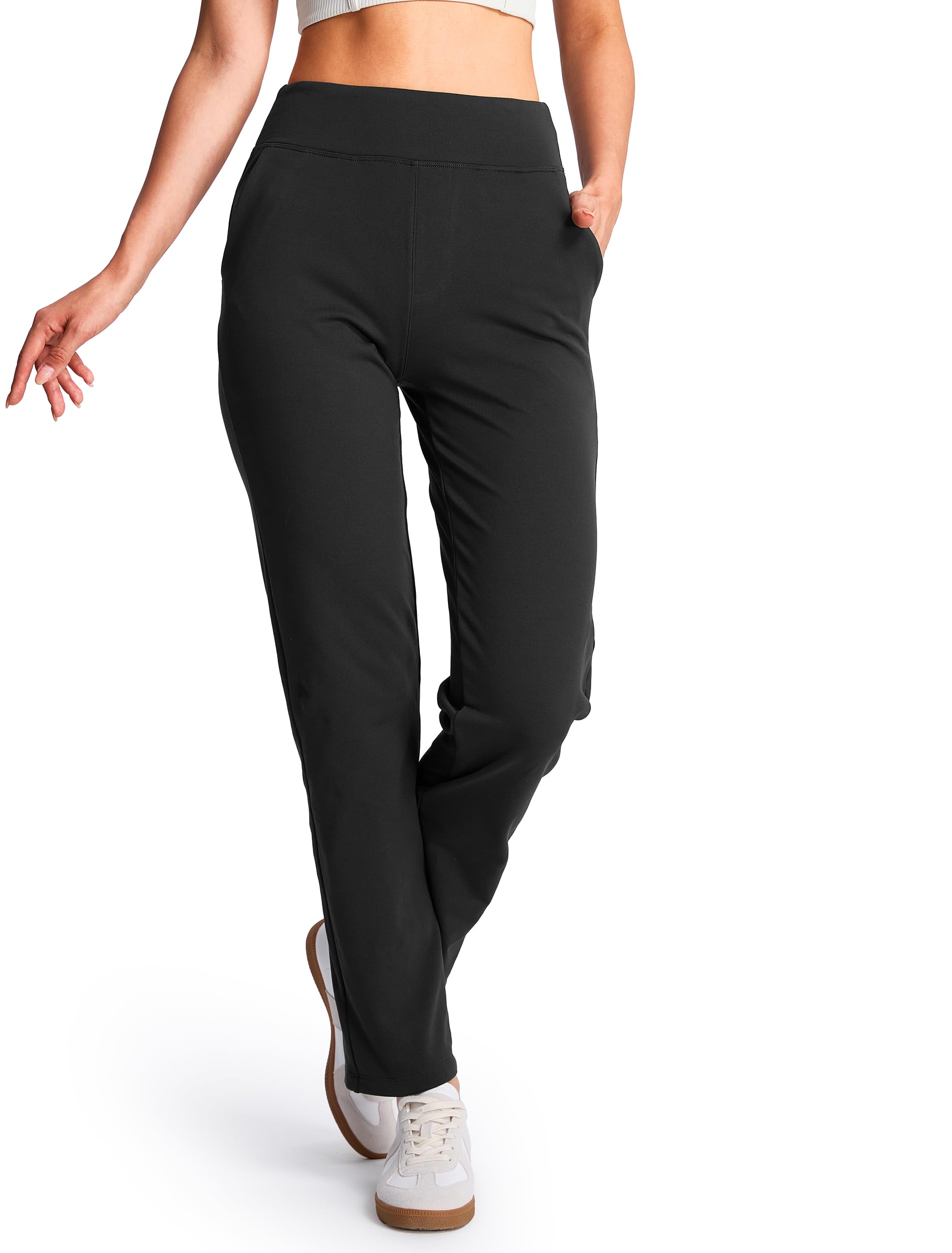Libin Thermohose Damen Fleece Winter Golfhose Anzughose