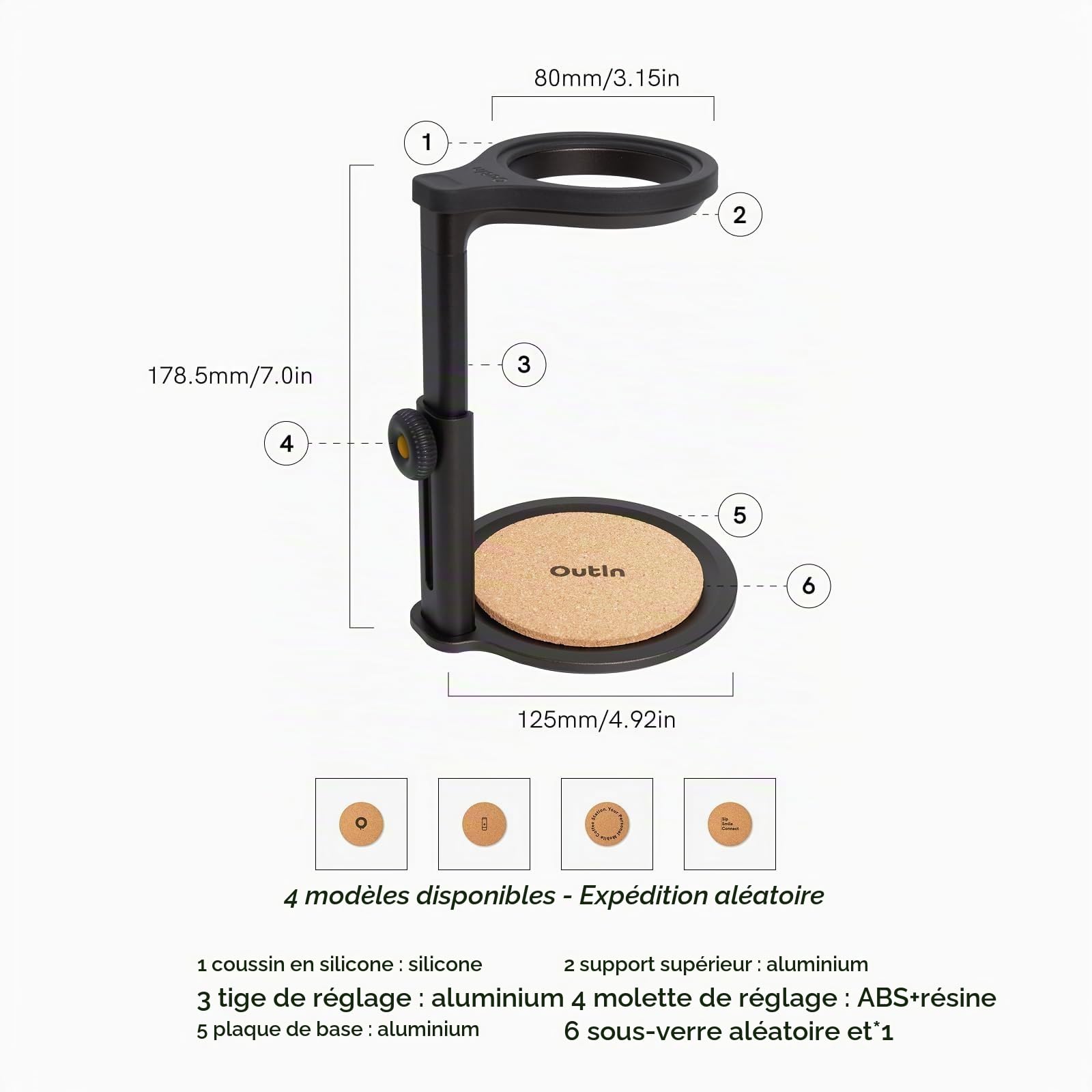 OutIn Nano Machine à Café Portable Support de Café Détachable