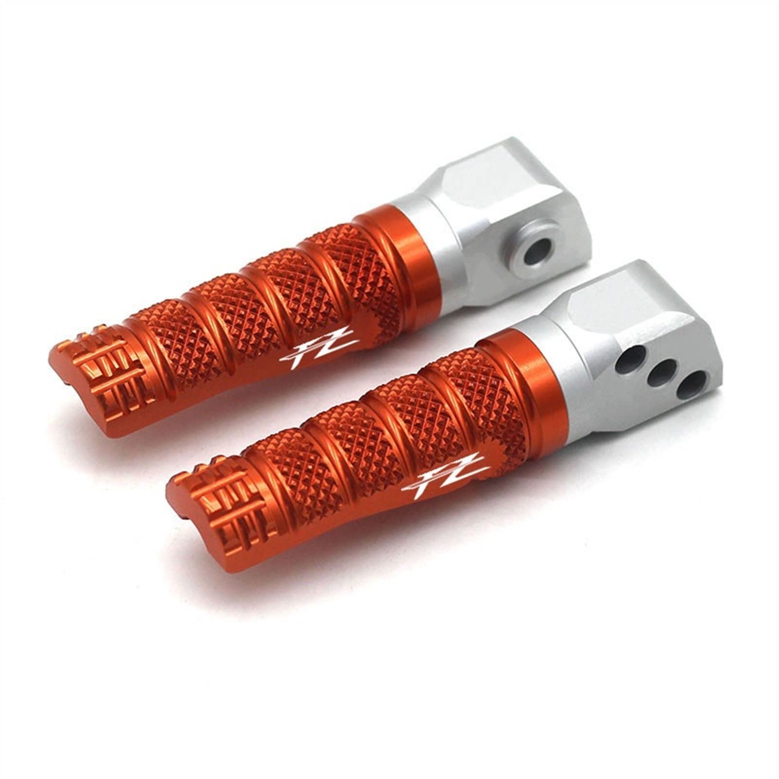 Repose-pieds arrière moto Yamaha FZ6 FZ8 Fazer FZ1 en aluminium CNC orange pour éliminer les glissades