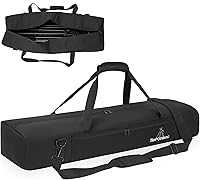 Vista 1 de TORIBIO Bolsa de trípode multifuncional de 33.5 pulgadas, funda de transporte de trípode resistente, funda para soporte de música, micrófono
