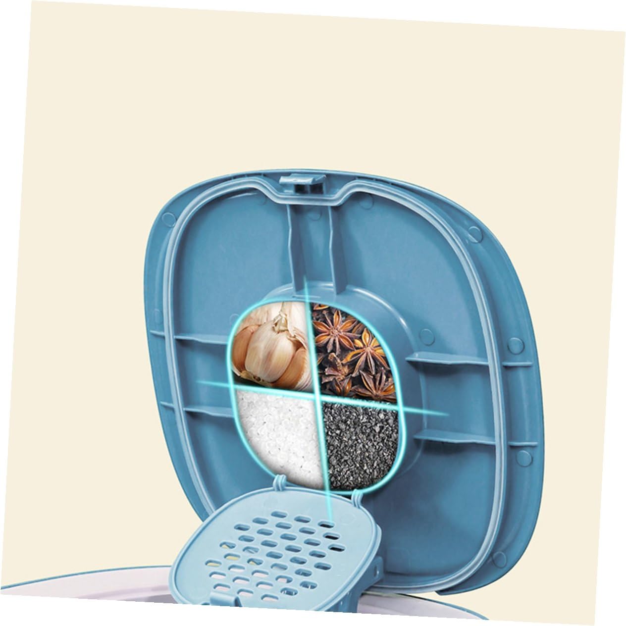 COLLBATH Caja De Comida Para Perros y Gatos Contenedor De Almacenamiento De Grano 11l Sellado Previene La Humedad Mantiene La Frescura