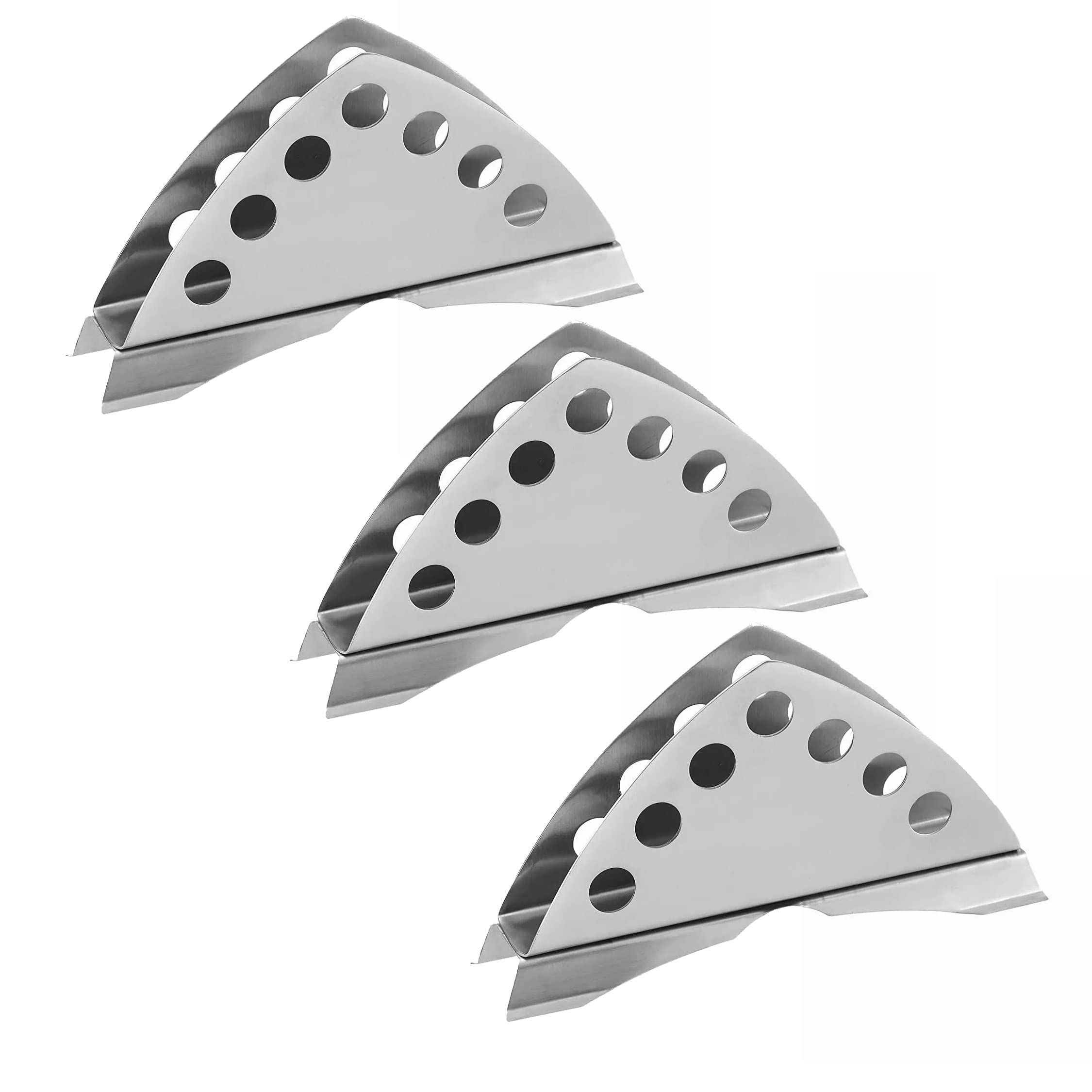 EVK® Stainless Steel Napkin Tissue Paper Holder and Dispenser with Round Holes for Kitchen, Restaurant, Office, Dining Table, Café, Hotels, Tissue Napkin Stand Pack of 3 (Tissue Holder 03|Silver) (B0BRJVSG33) Amazon Price History, Amazon Price Tracker
