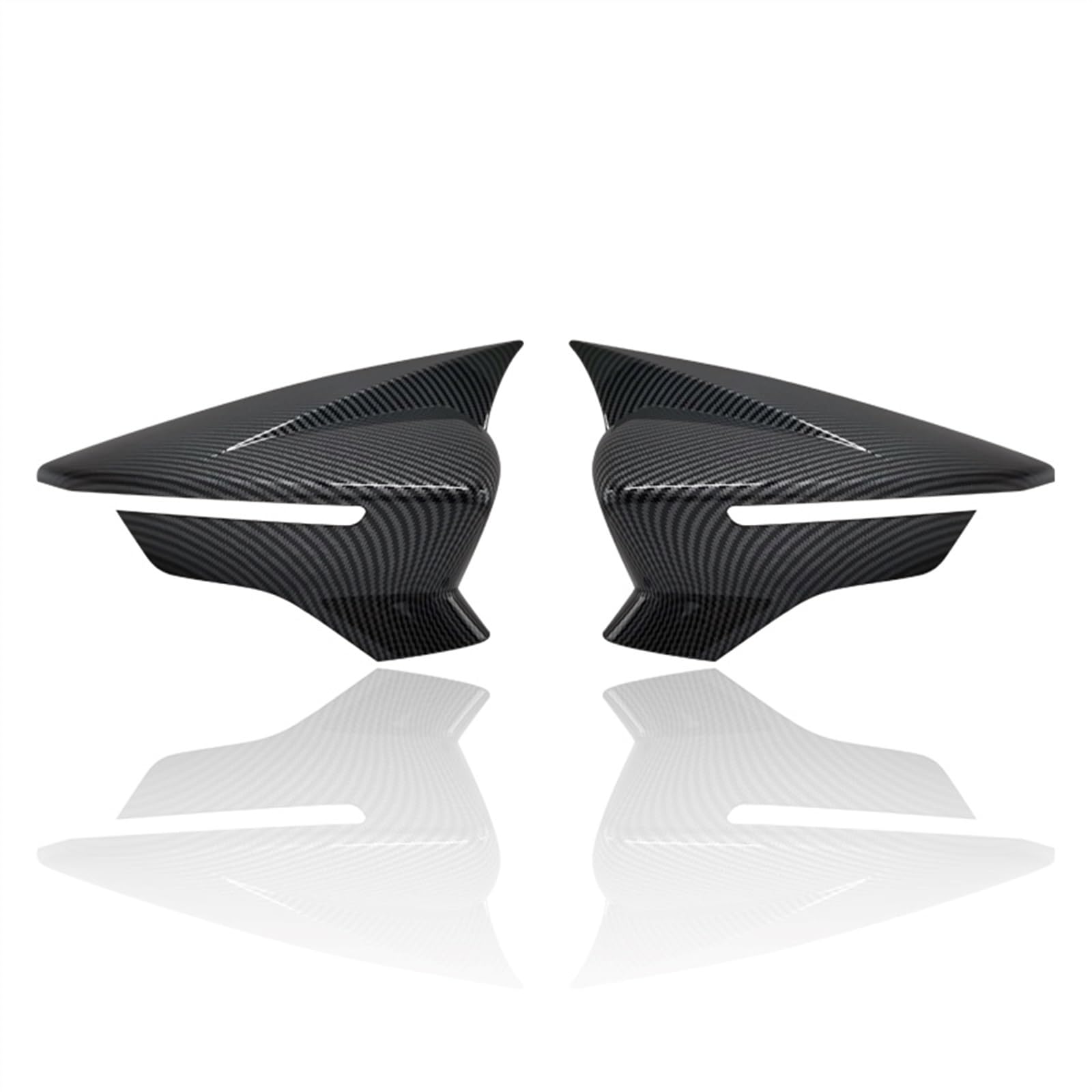 Coprispecchietti Retrovisori Per Seat Leon MK3/MK3.5 (5F) ST/FR/Cupra 2013-2020 - Calotte In ABS - Protezione E Stile - 3