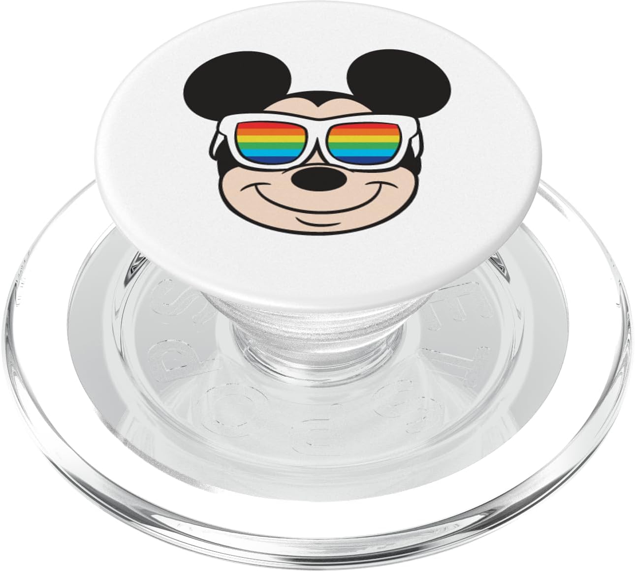 Disney Mickey Mouse Rainbow Sunglasses PopSockets MagSafe PopGrip for iPhone