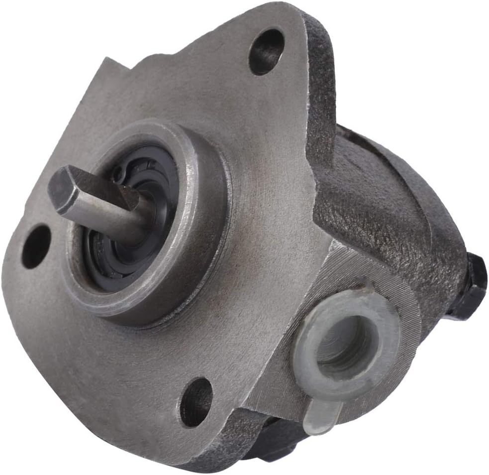 Gear Oil Pump 11A 0.5Mpa 1800r/min Cycloid Gear Pump for Lubrication System Durable Iron Construction Easy Installation (TOP-11A)