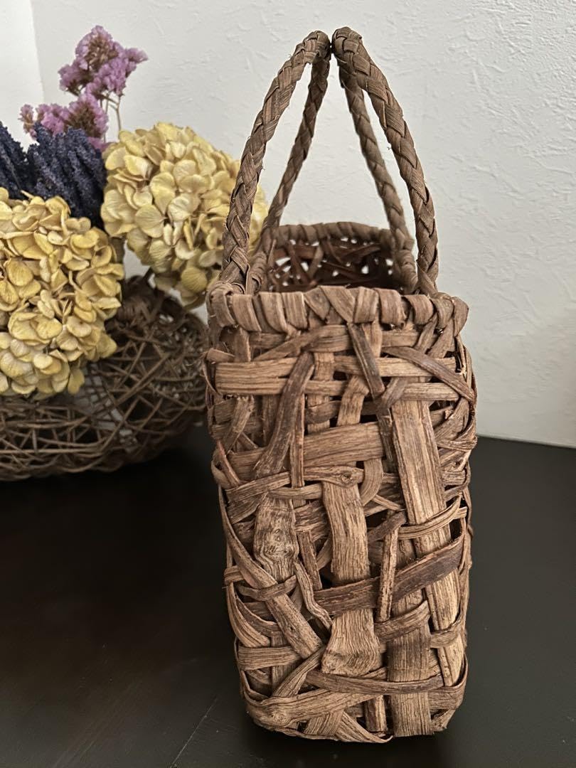 Amazon.co.jp: 国産山葡萄カゴバック（山形県産山葡萄蔓使用