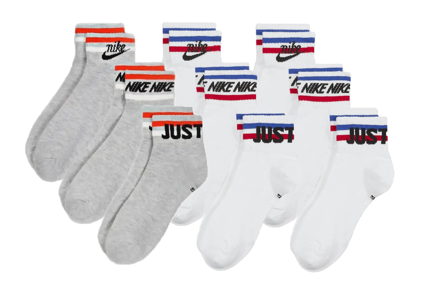 NIKE 9 Paar Everyday Essential Ankle Sneakersocken Socken Quarter Unisex DX5080