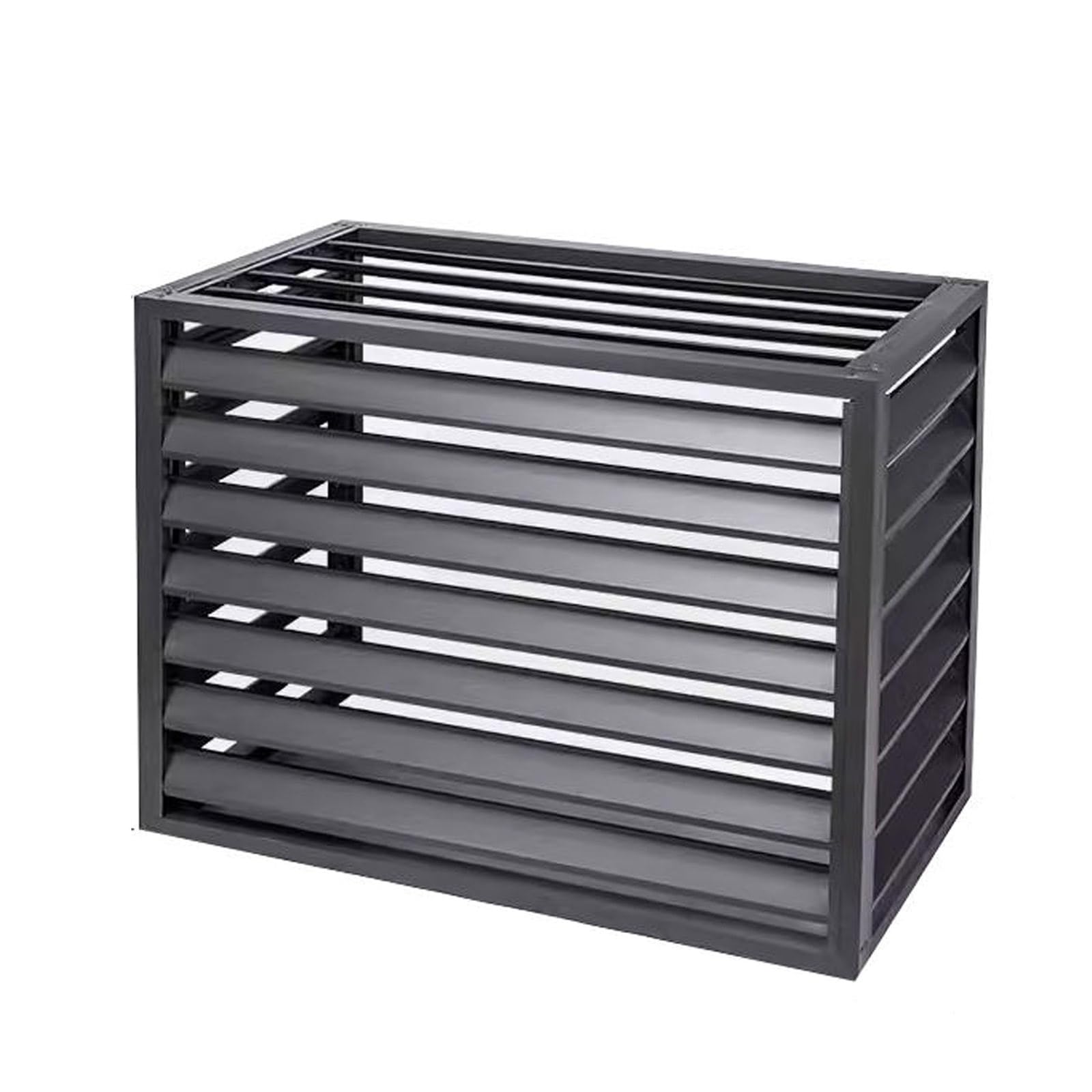 Housse climatiseur extérieur alu gris pour sublimer votre terrasse