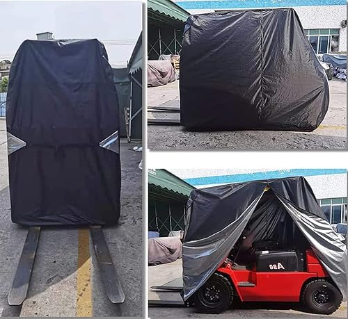 Miniatura 7 de Funda para carretilla elevadora, impermeable, resistente, bolsa de almacenamiento para carretilla elevadora, a prueba de polvo, protección para