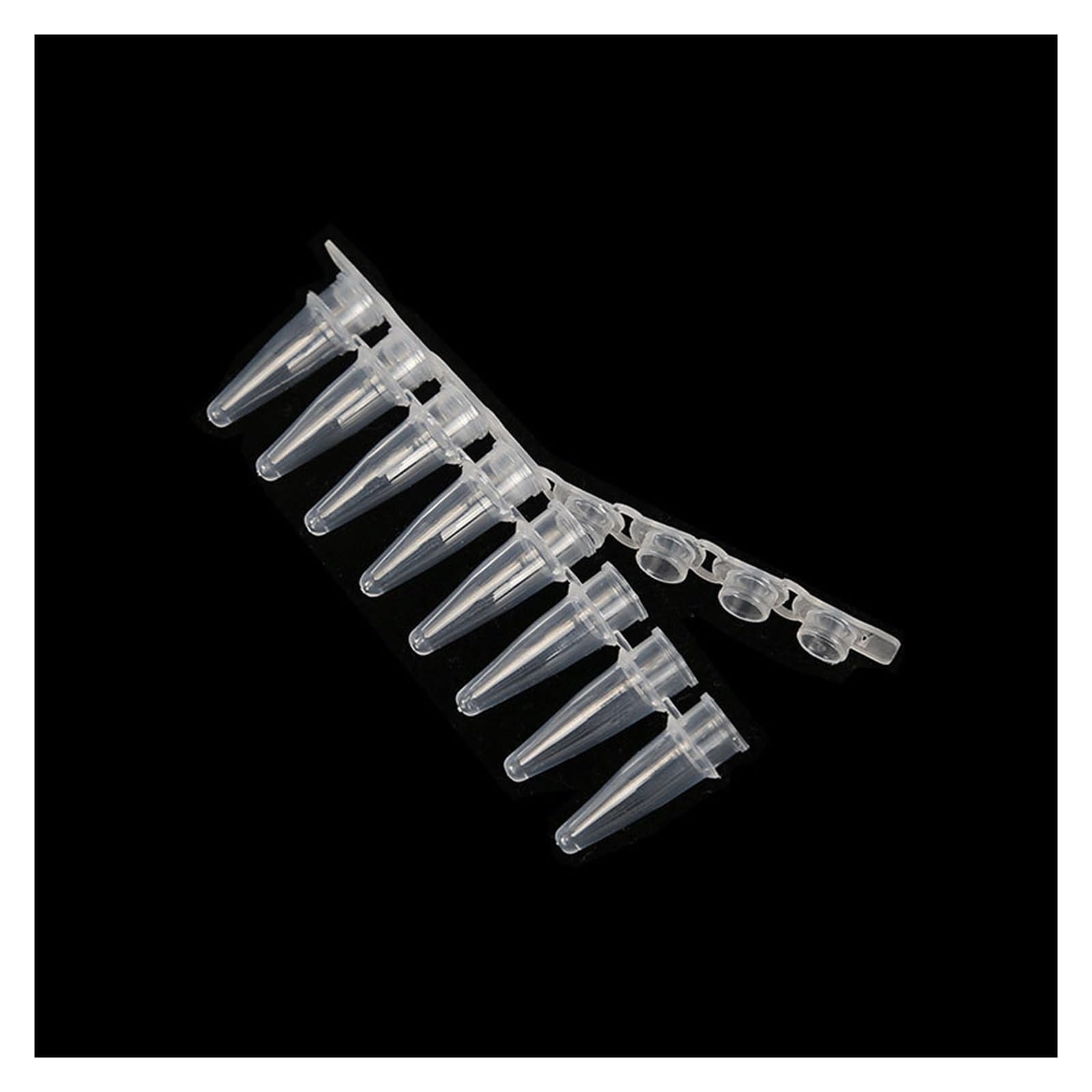 YYJzsw 200 Set 0.2ml 8 Strip Tube PCR Tube À Centrifuger Avec Couvercle