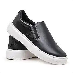 Tenis Slip On Masculino Casual Elegante Confortavel Sem Cadarço