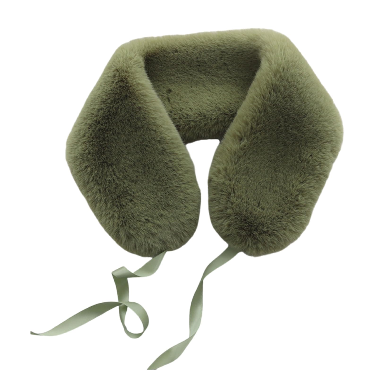 Plush Adjustable Scarf Unisex Winter Neckerchief Adults Thermals Neckwear For Men And Women