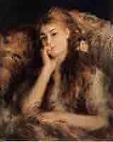 純金アート絵画シリーズコレクション　24K1g ルノワールの少女肖像画 純金アート絵画シリーズコレクション24K1g ルノワールの少女