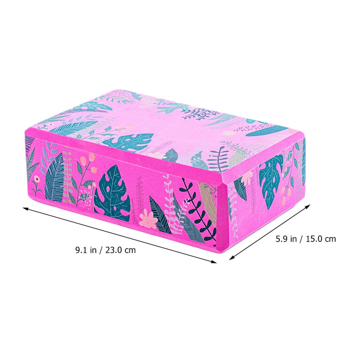 Bloques de Yoga Rectangulares Soporte para Articulaciones y Comodidad 2 Piezas de Alta Densidad Varios estilos de Eva para Principiantes en Yoga y Baile